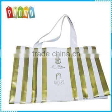 Glossy pvc bag, clear pvc shopping bag, coated printing PVC bag