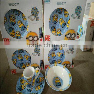 kids bearfask porcelain set with 2016 popular new cartoon designs