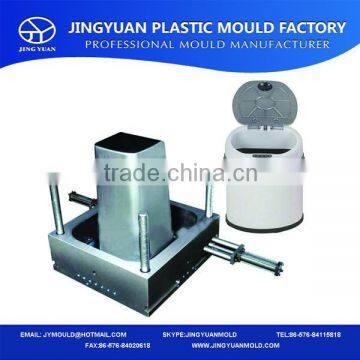 Custom EU standard injection plastic garbage bin mould manufacturer