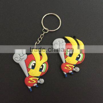 Customized 2D/3D soft pvc keychain, rubber keychain,silicone keychain