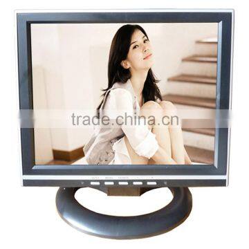 Black color vesa desktop 1024*768 4:3 13inch square size small size lcd tv