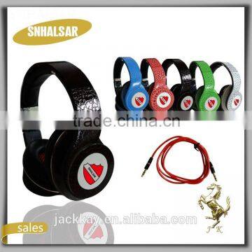 HD Voice OEM leather headphones gaming headset earbuds