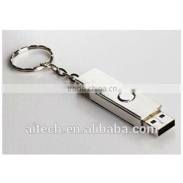 metal swivel usb flash disk 2gb 4gb,2gb swivel metal usb,swivel usb memory drives 2gb