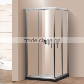 Aluminum frame square shower enclosure