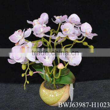 Real Touch Silk Flowers Latex Orchid