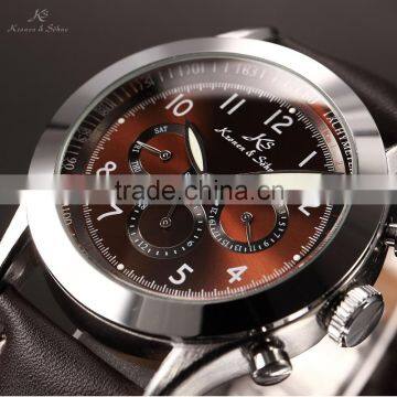 KS Navigator Men Leather Automatic Mechanical Analog Watch photo-4