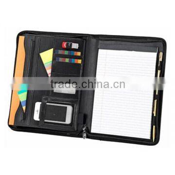 Fashion A4 leather portfolio organizer