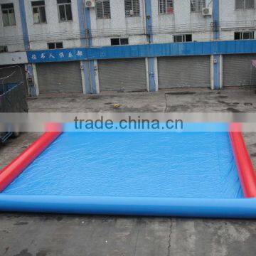 Big inflatable pool for summer fun