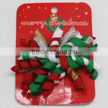 christma hairdressing hair clip design