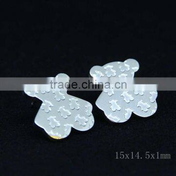 Bear Stud Earrings Customized on Sale