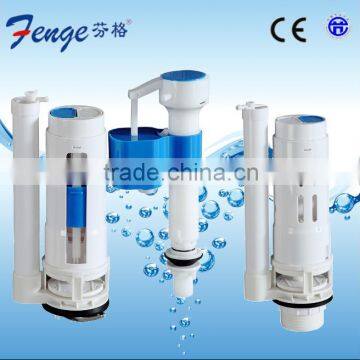 ABS material adjustable in-wall dual flush toilet tank flush valve