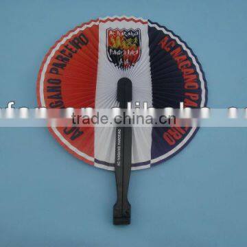 round style advertising plastic with paper fan