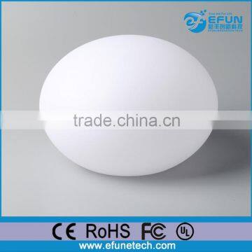 RGB color changing white plastic party/event led decorative ball,waterproof led mood light ball