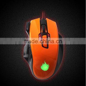 Factory patent professiona usb gaming mouse 12 side buttons,16400DPI any colors custome C-8028