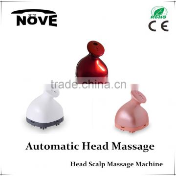 2016 hot selling portable automatic electric hand-held waterproof head massager