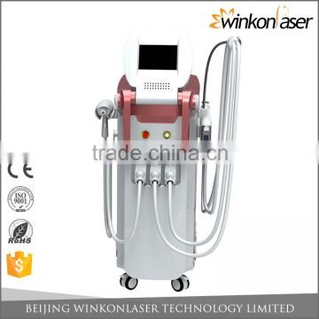 High energy low noise 3000w output power 4 in 1 shr hair removal skin rejuvenation machine rf machine