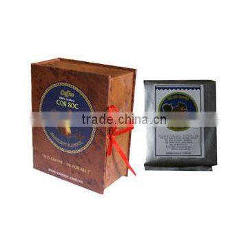 Con Soc Coffee Aluminium Bag 500gr With Paper Box Blue Stripe 670g