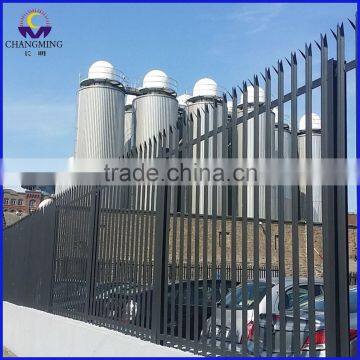 Anping Factory pvc coated Galvanized Steel Palisade for Construction