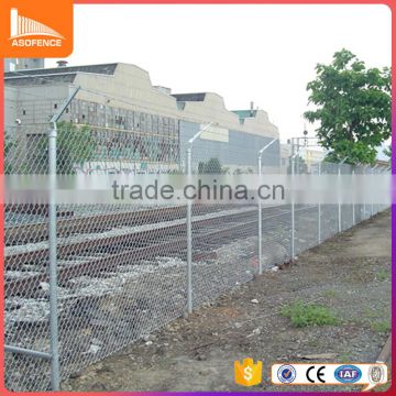 Anti-rust galvanized wire diamond mesh fence 40g zink rate for chain link fencing