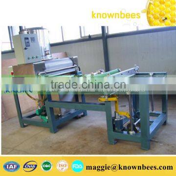 China best price electric full automatic beeswax foundation machine