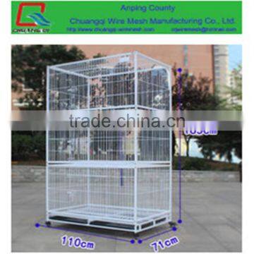 Chuangqi Brand Foldable metal wire bird cages, bird breeding house, parrot cage