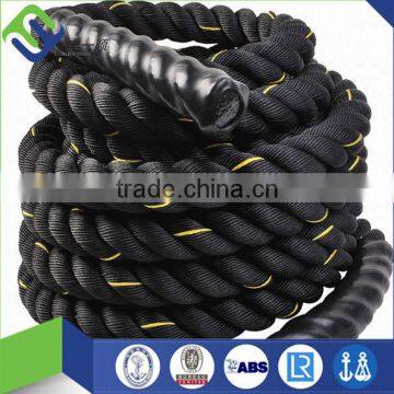 1.5 inch and 2 inch diameter pp battle ropes for body training