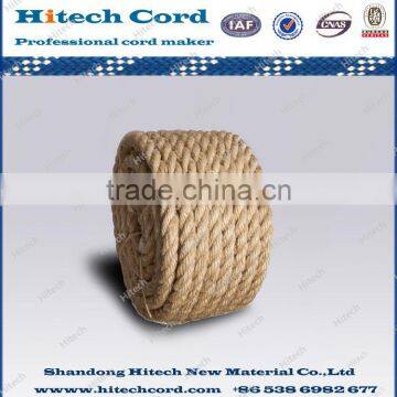 Natural twisted jute rope