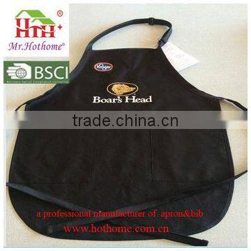 Wholesale Personalized Big BBQ Kitchen Apron With Three Roomy Pockets photo-4