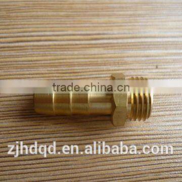 CNC Brass Male Straight Hose Barb Fitting , Hose Oupling photo-2