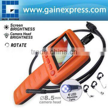 2.4 LCD Portable Video Inspection Endoscope 8.5mm Camera 1m Cable