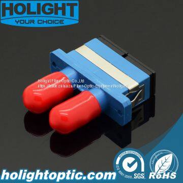 Fiber Adaptor Sc to St Duplex Sm Blue With Flange photo-2