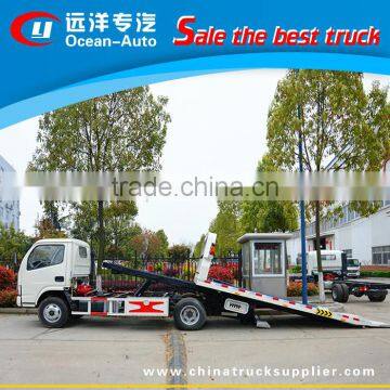 DFAC Low Price 4 Ton Tilt Tray Wrecker Tow Trucks for Sale photo-3