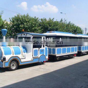 20 Seats Passenger Trailer,closed Wagon,trackless Train,diesel Train photo-2