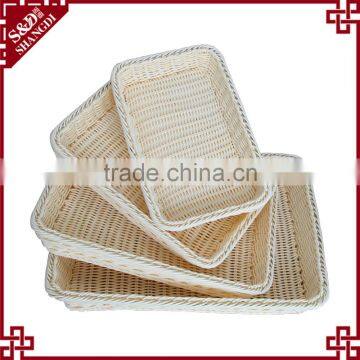 Wholesales Beautiful Plastic Hand Basket for Storage Hotel Toiletries Clean Tool