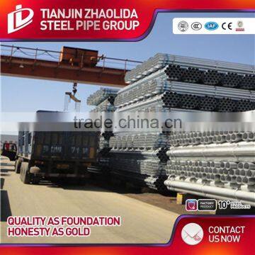 Cold Rolled Think Wall Pre Galvanized Circular Hollow Section With Low Price photo-6