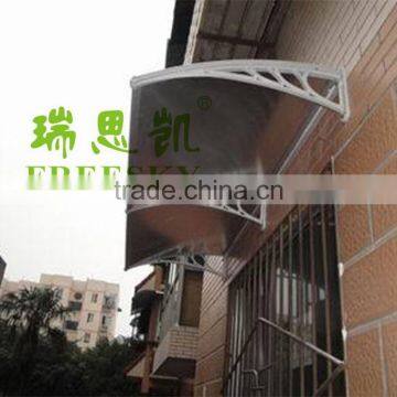 Diy Solid Polycarbonate Awning Canopies With Aluminum Awning Brackets photo-6