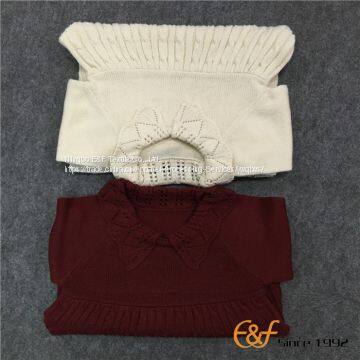 High Waist Lapel Lolita Style Knitted Sweater photo-2