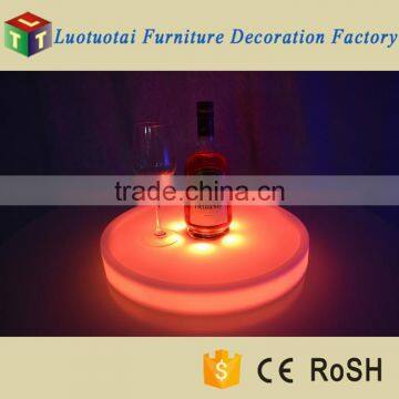 PE Material Round Shape RGBW Color LED Wine Pallet for Events/party/wedding photo-3