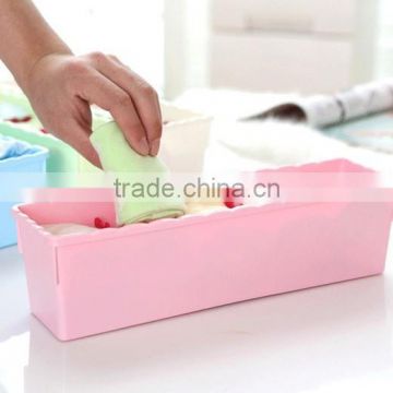 N506 3/5 Grid Home Organization Storage Box Household Plastic Storage Box