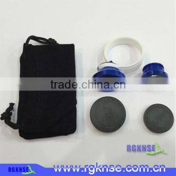 Universal 3in1 Clip Fisch Augenlinse Weitwinkel Makro Handy Objektiv for Samsung s4 s5 S6 Alle Handys Fisheye photo-2