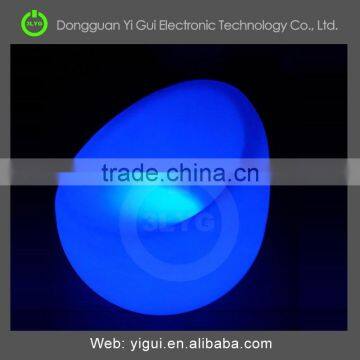 LED Modern Plastic Led Furniture Color Changing Single Led Sofa Chairs