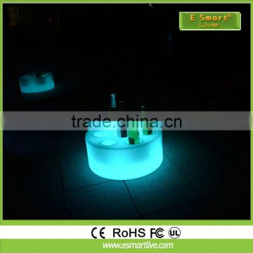 comfortable design glowing led coffee sofa led tray sofa lamp for promotion