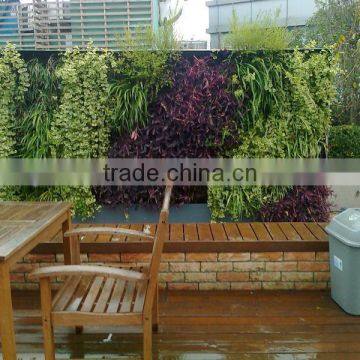 grogerous durable cheap artificial green plants wall for decoration