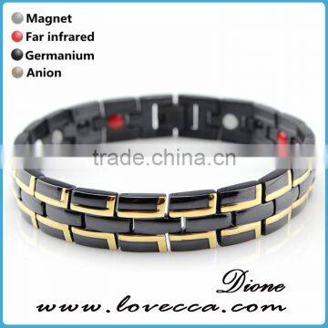 2017 health power energy germanium bio magnetic bracelet for men