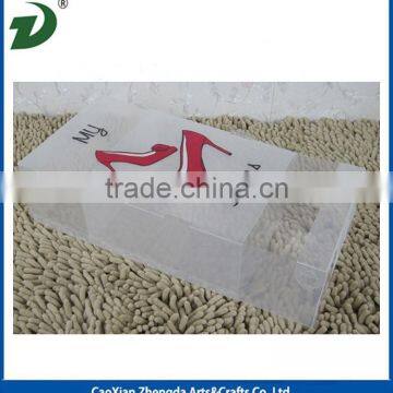 Clear Plastic Stackable Shoe Storage Box photo-4