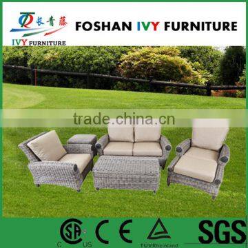 Hot sell patio rattan sofa outdoor wicker sofa furniture