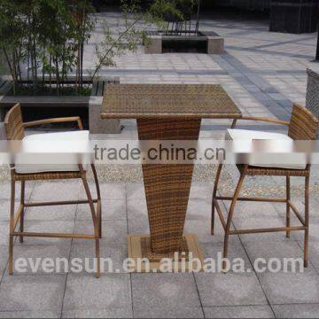 Club Pub Furniture Aluminium Rattan Bar Stool, Bar Stool Chair, Bar Stool High Chair photo-4