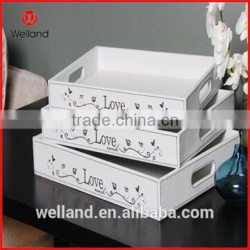 decorative romantic love storage tray