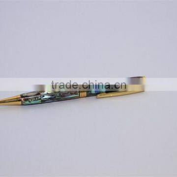 Ballpoint Pen Buffalo Horn and Brass photo-6