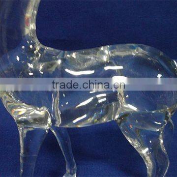 Hot Selling Acrylic Xmas Reindeer Figurines Decoration photo-4